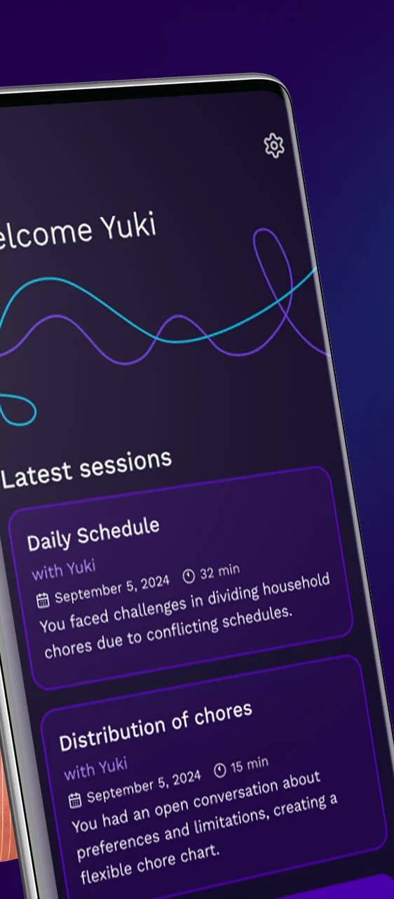 Relatable latest sessions mobile screen
